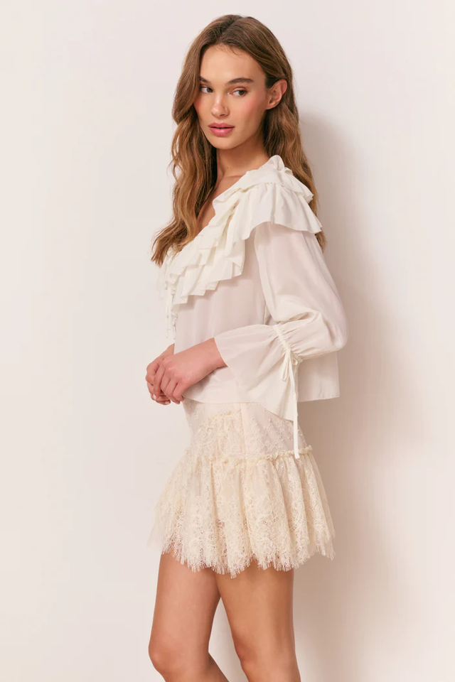 Camicia avorio LoveShackFancy