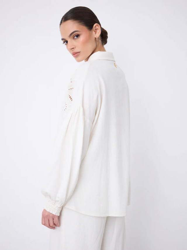 Camicia avorio Not Shy