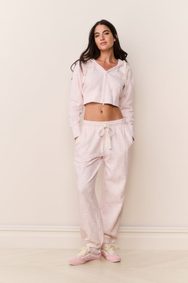 Pantaloni rosa LoveShackFancy