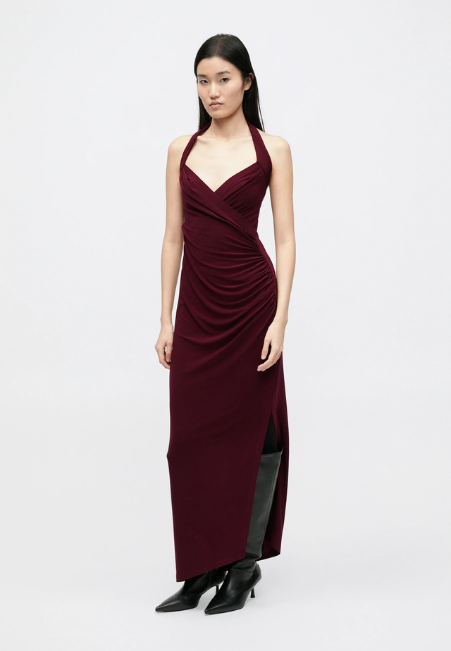 Vestito bordeaux Norma Kamali