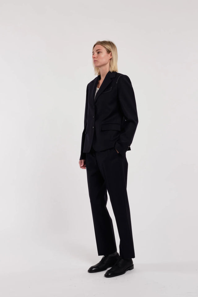 Pantaloni blu navy Tela