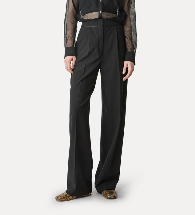 Pantaloni neri Forte Forte