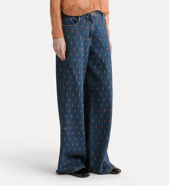 Jeans indigo Forte Forte