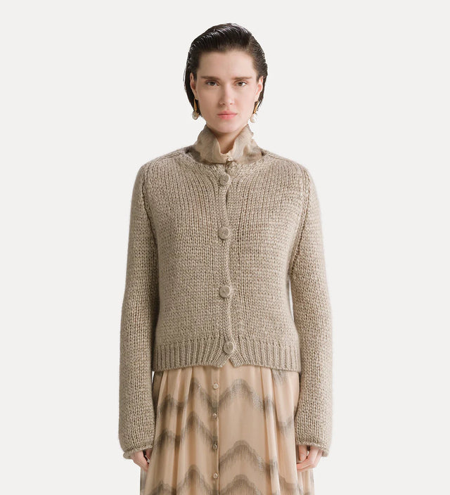 Cardigan beige Forte Forte