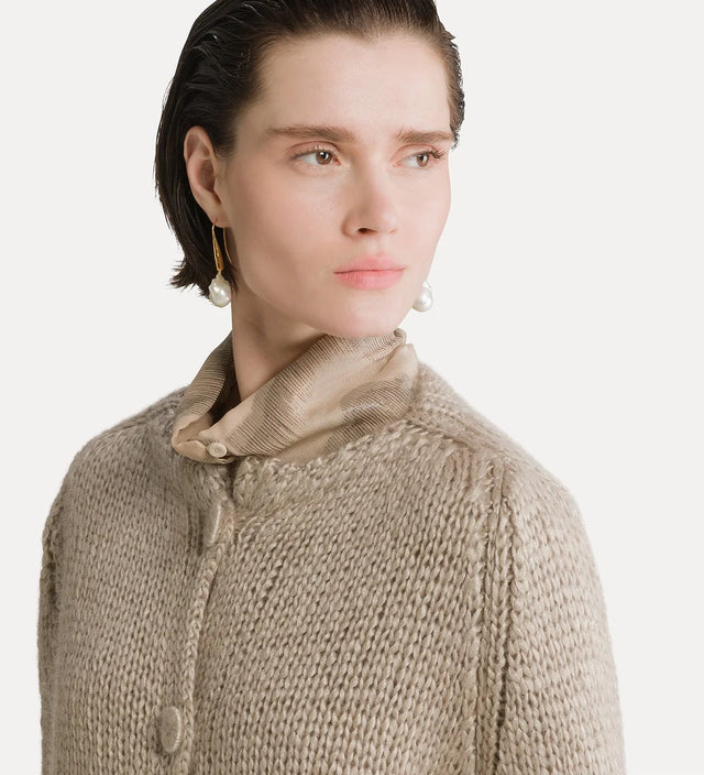 Cardigan beige Forte Forte