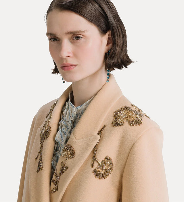 Cappotto beige Forte Forte