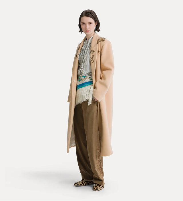 Cappotto beige Forte Forte