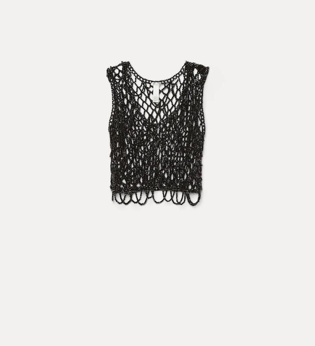 Gilet nero Forte Forte