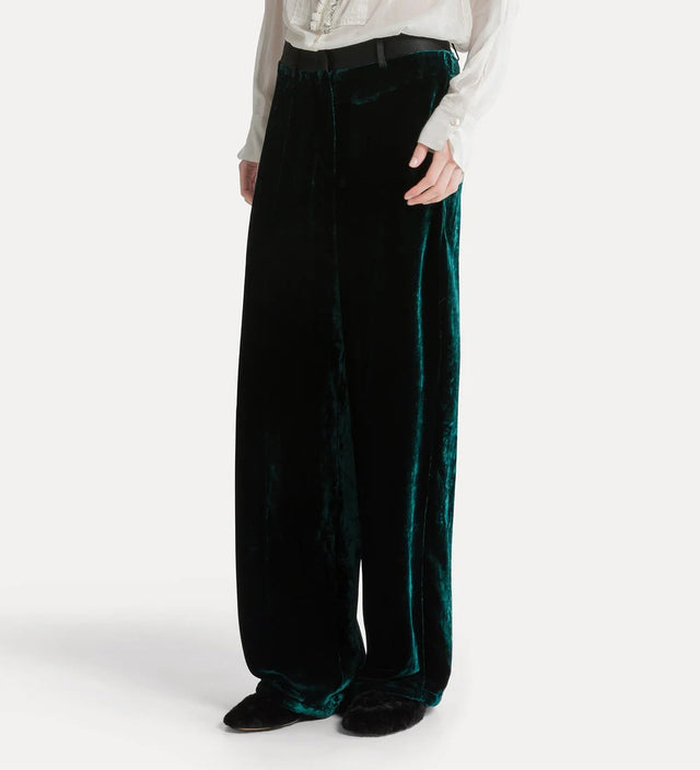 Pantaloni verdi Forte Forte