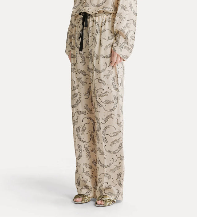 Pantaloni avorio Forte Forte