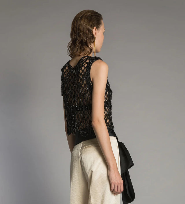 Gilet nero Forte Forte