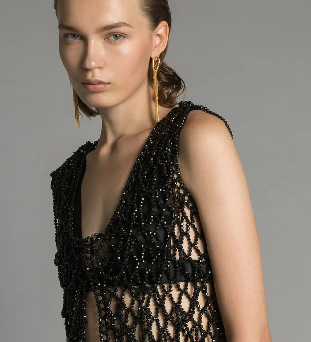 Gilet nero Forte Forte