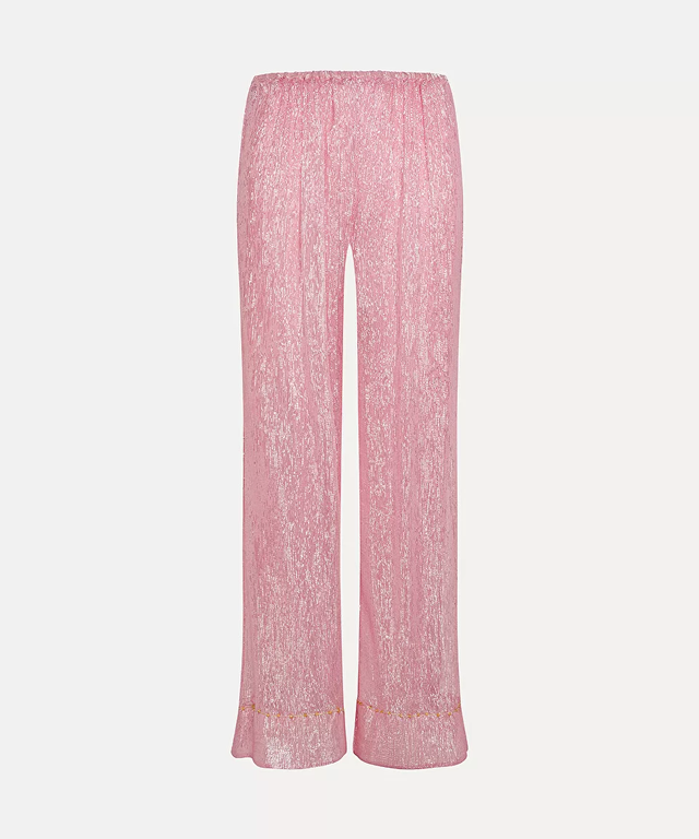 Pantaloni rosa Forte Forte
