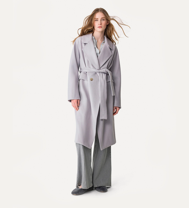 Cappotto lilla Forte Forte