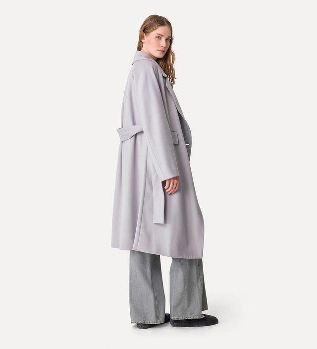 Cappotto lilla Forte Forte