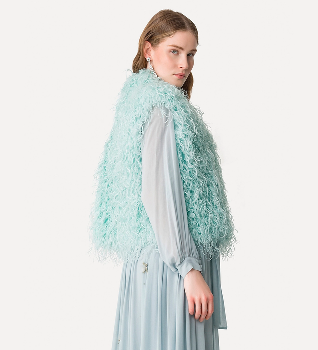 Gilet azzurro Forte Forte