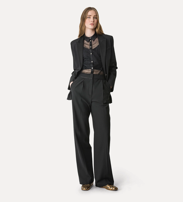 Pantaloni neri Forte Forte