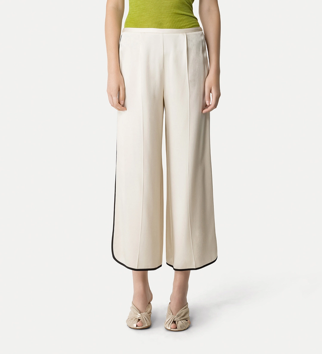 Pantaloni avorio Forte Forte