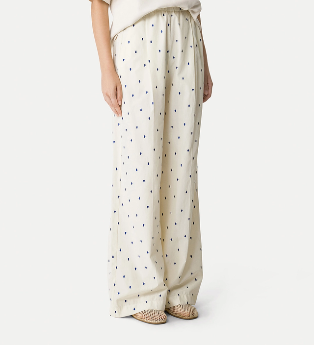Pantaloni avorio Forte Forte