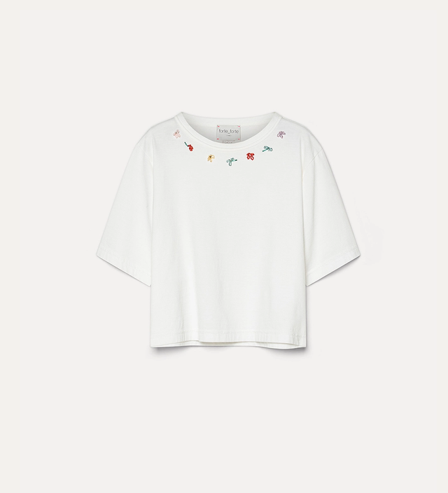 T-Shirt bianca Forte Forte