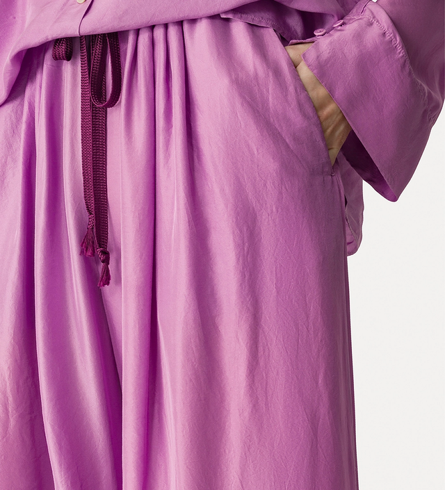 Pantaloni magenta Forte Forte