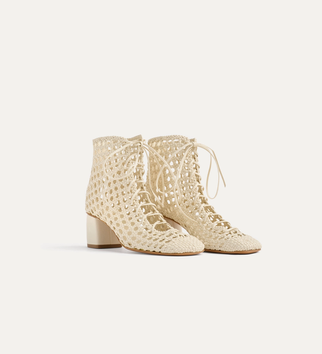 Stivaletti avorio Forte Forte