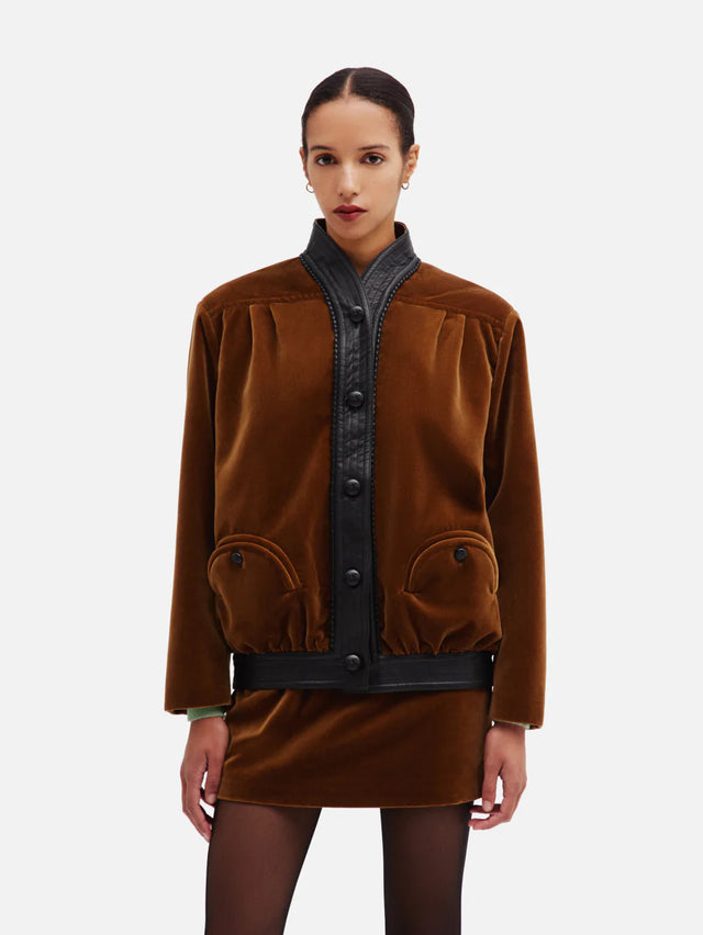 Bomber caramello Blazé