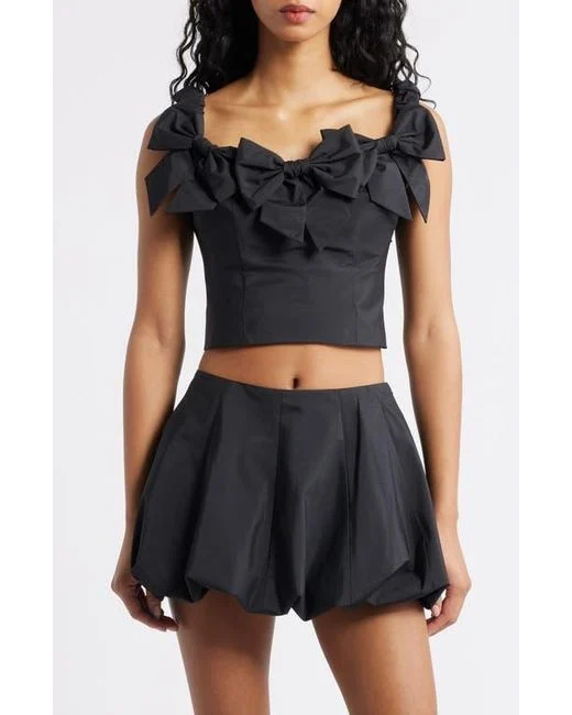 Top nero LoveShackFancy