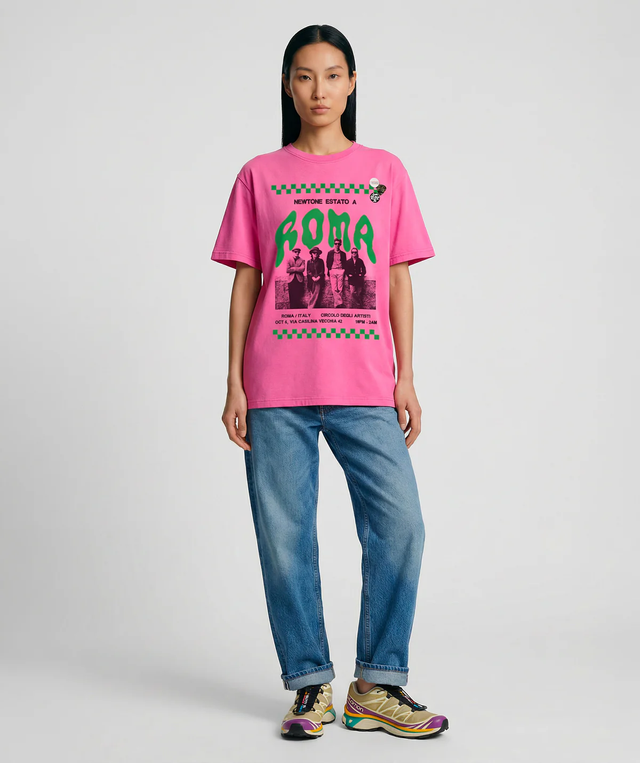 T-Shirt fucsia Newtone