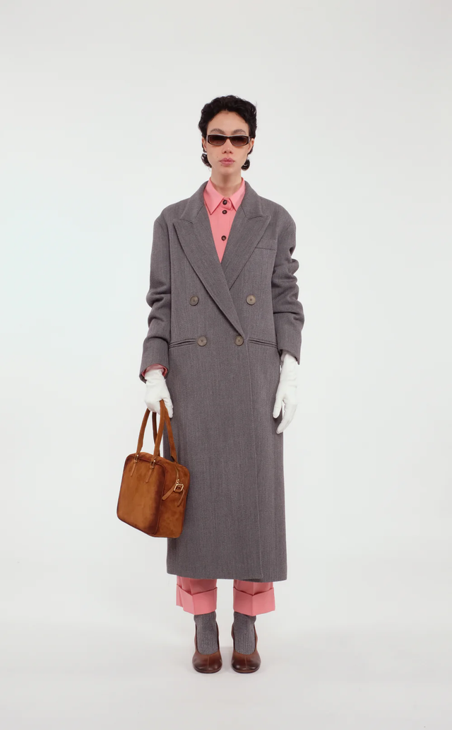 Cappotto grigio Tela