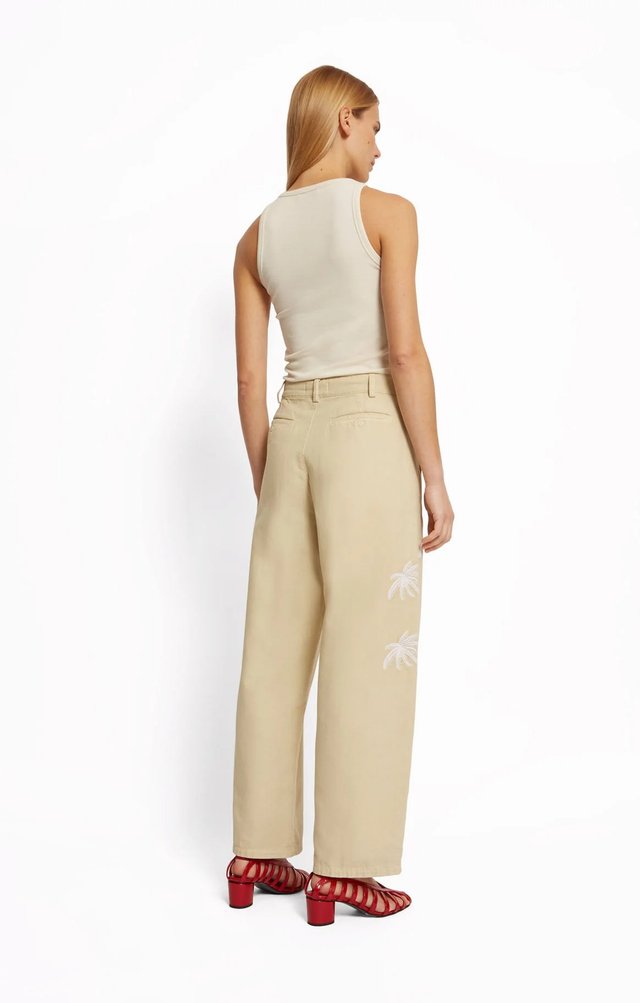 Pantaloni beige Roseanna