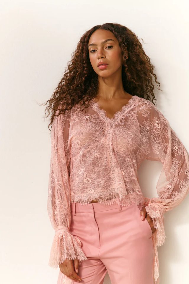 Top rosa LoveShackFancy