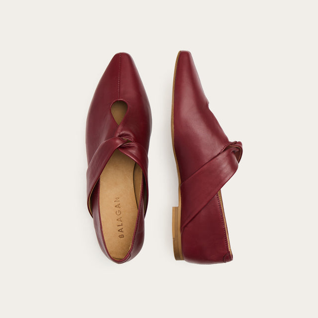 Ballerine bordeaux Balagan