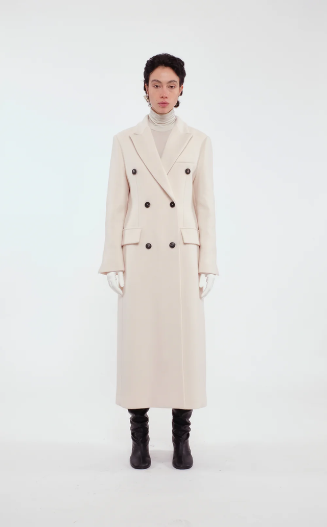 Cappotto avorio Tela