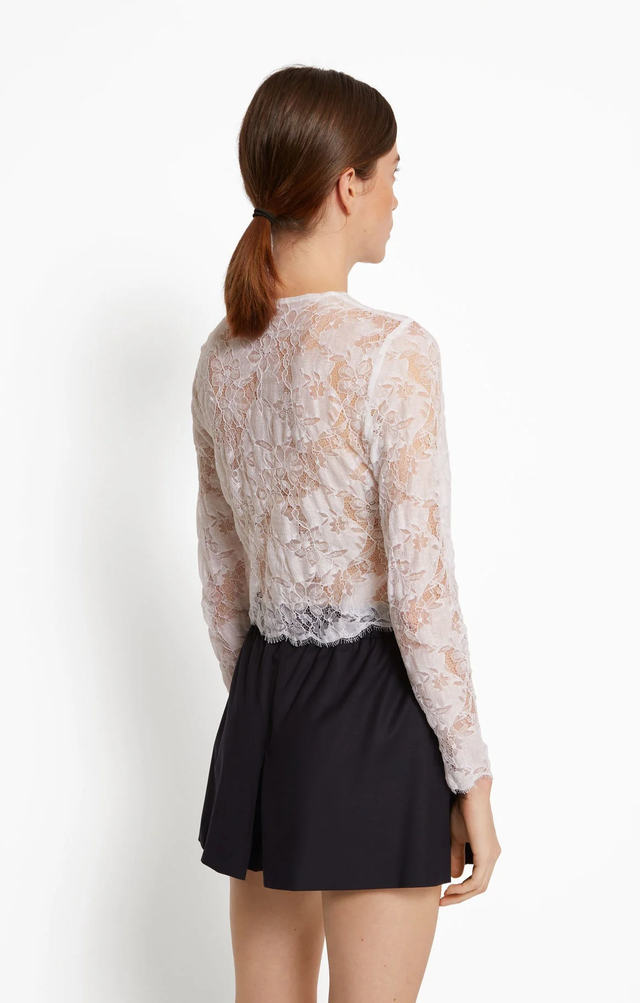 Top bianco Roseanna