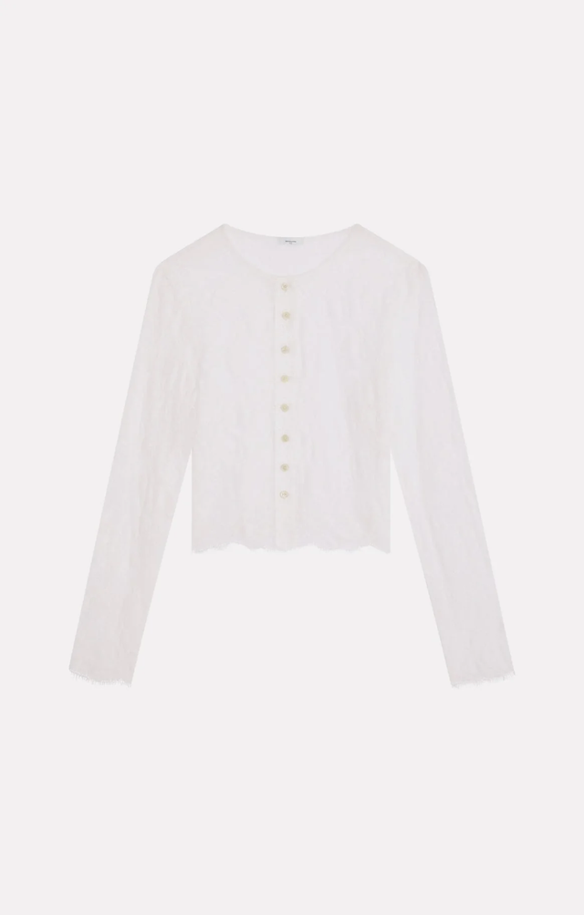 Top bianco Roseanna
