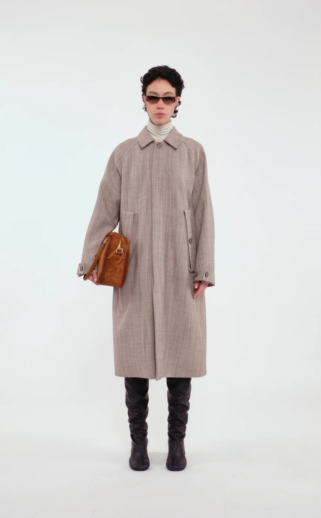 Cappotto beige Tela