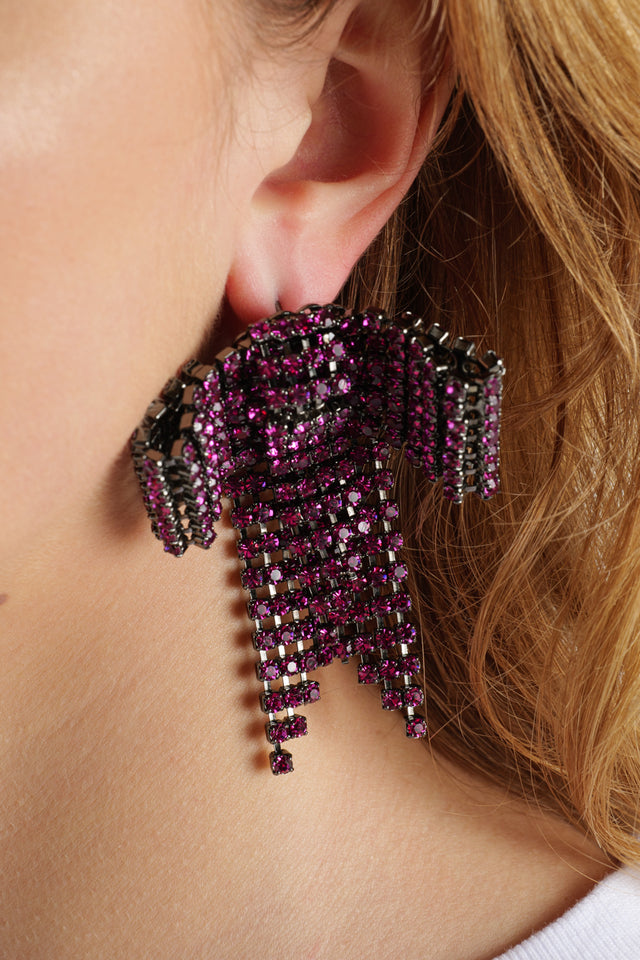 Lisa C. fuchsia earrings